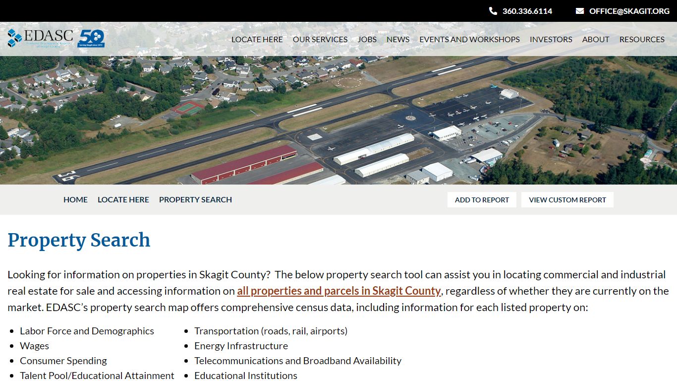 EDASC Property Search - Skagit